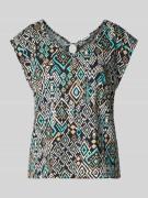 s.Oliver RED LABEL Loose Fit T-Shirt aus Baumwoll-Modal-Mix in BLACK, ...