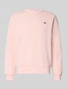 Lacoste Regular Fit Sweatshirt aus Baumwoll-Mix in Rosa, Größe S