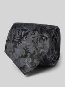 JOOP! Collection Seidenkrawatte mit Strukturmuster in Black, Größe 1