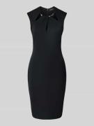 Lauren Ralph Lauren Knielanges Cocktailkleid mit Cut Outs in Black, Gr...