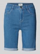 Only Slim Fit Jeansshorts mit fixiertem Umschlag Modell 'RAIN' in Hell...