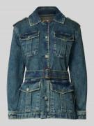 Lauren Ralph Lauren Jeansjacke aus Baumwoll-Mix mit Umlegekragen Model...