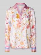 Herzensangelegenheit Regular Fit Bluse aus Seide-Elasthan-Mix in Pink,...