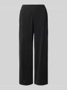 Jake*s Casual Stoffhose mit elastischem Bund in Black, Größe M