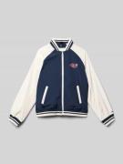 Tommy Hilfiger Teens Relaxed Fit Bomberjacke mit Rückenlogo in Marine,...