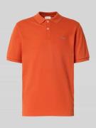 Gant Poloshirt mit Label-Stitching in Orange, Größe L