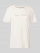 Tommy Hilfiger Regular Fit T-Shirt aus reiner Baumwolle in Weiss, Größ...