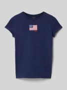 Polo Ralph Lauren Teens T-Shirt mit Label-Stitching in Marine, Größe L