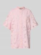 Essentiel Antwerp Oversized Hemdbluse in semitransparentem Design Mode...