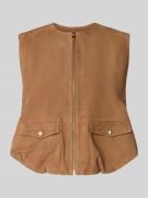Christian Berg Woman Selection Weste mit Reißverschluss in Mittelbraun...