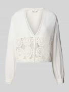 Only Boxy Fit Tunika mit Häkel Details Modell 'NADIA' in Offwhite, Grö...