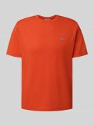 Gant Regular Fit T-Shirt mit Label-Stitching in Orange, Größe S