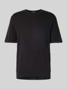 CK Calvin Klein T-Shirt mit Logo-Stitching Modell 'SUPIMA' in Black, G...
