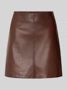 Lauren Ralph Lauren Bleistiftrock aus Lammleder Modell 'LIDDLE' in Dun...