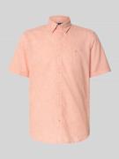 Lerros Freizeithemd mit Knopfleiste in Orange, Größe L