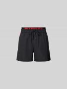 Diesel Badehose mit elastischem Bund in Black, Größe L