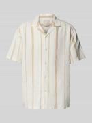 Only & Sons Loose Fit Freizeithemd aus Viskose-Mix in Offwhite, Größe ...