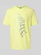BOSS Green Regular Fit T-Shirt aus Baumwoll-Mix Modell 'GRX ZONE' in H...