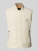 BOSS Orange Relaxed Fit Outdoor-Weste mit verdecktem Reißverschluss in...