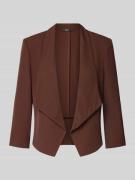 Zero Regular Fit Blazer mit 3/4-Arm in Mittelbraun, Größe 38