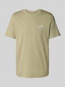 PUMA PERFORMANCE T-Shirt mit Label-Stitching in Hellgruen, Größe L