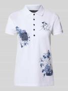 Lauren Ralph Lauren Poloshirt mit kurzer Knopfleiste Modell 'KIEWICK' ...