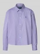 Polo Ralph Lauren Regular Fit Hemdbluse mit Logo-Stitching in Lavender...