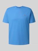 Gant Regular Fit T-Shirt mit Label-Stitching in Royal, Größe L
