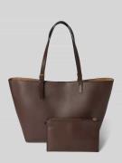 Marc O'Polo Shopper aus echtem Rindsleder in Dunkelbraun, Größe 1