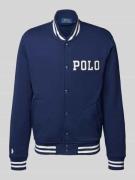 Polo Ralph Lauren College-Jacke mit Label-Stitching und Eingrifftasche...