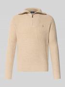 Polo Ralph Lauren Regular Fit Strickpullover aus Wolle-Baumwoll-Mix un...