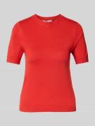 Mango Strickshirt mit Rundhalsausschnitt in Rot, Größe L