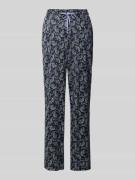Christian Berg Woman Pyjama-Hose mit elastischem Bund in Dunkelblau, G...