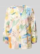 Smith and Soul Regular Fit Hemdbluse mit Tunikakragen und 3/4-Arm in W...