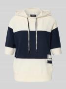 Marc Cain Relaxed Fit Pullover aus Schurwoll-Kaschmir-Mix in Marine, G...