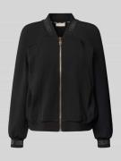 LIU JO SPORT Relaxed Fit Sweatjacke mit Reißverschluss in Black, Größe...