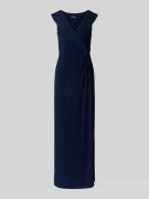 Lauren Ralph Lauren Abendkleid mit V-Ausschnitt Modell 'LEONIDAS' in M...