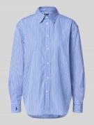 Polo Ralph Lauren Regular Fit Hemdbluse mit Logo-Stitching in Hellblau...