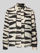 OPUS Regular Fit Bluse mit Knopfleiste Modell 'Fumani' in Black, Größe...