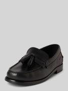 Tommy Hilfiger Loafer aus echtem Leder mit Quaste in Black, Größe 43
