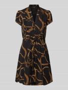 Lauren Ralph Lauren Mini Hemdblusenkleid mit V-Ausschnitt Modell 'MAKE...