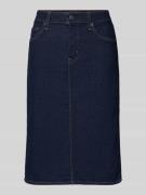 Lauren Ralph Lauren Knielanger Jeansrock Modell 'DANIELA' in Jeansblau...
