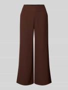 Zero Hose mit weitem Bein und elastischem Bund in Mittelbraun, Größe 3...