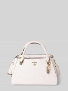 Guess Handtasche mit Label-Applikation Modell 'NOELLE II' in Ecru, Grö...