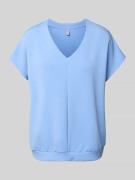 Soyaconcept T-Shirt mit V-Ausschnitt Modell 'BANU' in Hellblau, Größe ...