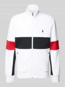 Polo Ralph Lauren Sweatjacke mit Stehkragen und Reißverschlusstaschen ...
