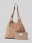 Coccinelle Handtasche mit Tragehenkel in Taupe, Größe 1