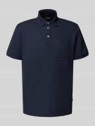 Tom Tailor Regular Fit Poloshirt aus Baumwoll-MIx in Dunkelblau, Größe...