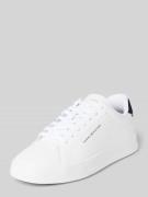 Tommy Hilfiger Low Top Sneaker aus echtem Leder in Weiss, Größe 44