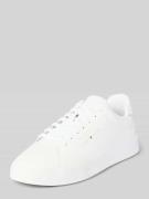 Tommy Hilfiger Low Top Sneaker aus echtem Leder in Weiss, Größe 43